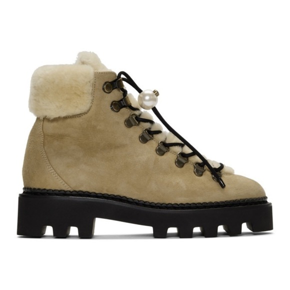 Nicholas Kirkwood DELFI Shearling Hiking Boot - Picture 2 of 11